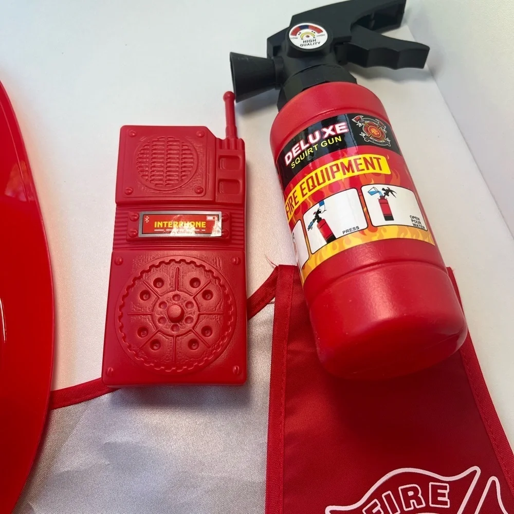 NEW Kids Firefighter Costume Set - Boys or Girls Size small